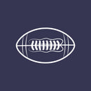 Vinyl Wall Art Decal - American Football Ball - 16" x 26.5" - Trendy Motivating Positive Fun Design Sticker For Home Living Room College Locker Room Sports Bar Storefront Decor 1