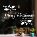 Vinyl Wall Art Decal  - We Wish You A Merry Christmas - 22.5" x 32" - Christmas Holiday Seasonal Sticker - Indoor Home Apartment Wall Door Window Bedroom Workplace Decor Decals 2