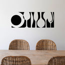 Vinyl Wall Art Decal - Kitchen Plates - - Modern Inspirational Sticker For Home Bedroom Family Room Kitchen Dining Room Restaurant Coffee Shop Decor 3