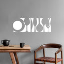 Vinyl Wall Art Decal - Kitchen Plates - 10" x 27.5" - Modern Inspirational Sticker For Home Bedroom Family Room Kitchen Dining Room Restaurant Coffee Shop Decor 2