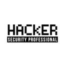 Vinyl Wall Art Decal - Hacker Security Professional - Trendy Motivating Funny Coding Quote Sticker For Study Room Office Classroom School Coffee Shop Storefront Decor 1