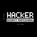 Vinyl Wall Art Decal - Hacker Security Professional - 5" x 14" - Trendy Motivating Funny Coding Quote Sticker For Study Room Office Classroom School Coffee Shop Storefront Decor 4