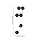 Vinyl Wall Art Decal - Hanging Roof Lights - 49.5" x 16.5" - Trendy Creative Desgin Sticker For Home Office Bedroom Living Room Kitchen Restaurants Window Decor 5