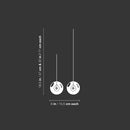 Vinyl Wall Art Decal - Hanging Roof Lights - 49.5" x 16.5" - Trendy Creative Desgin Sticker For Home Office Bedroom Living Room Kitchen Restaurants Window Decor 4