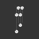 Vinyl Wall Art Decal - Hanging Roof Lights - 49.5" x 16.5" - Trendy Creative Desgin Sticker For Home Office Bedroom Living Room Kitchen Restaurants Window Decor 1