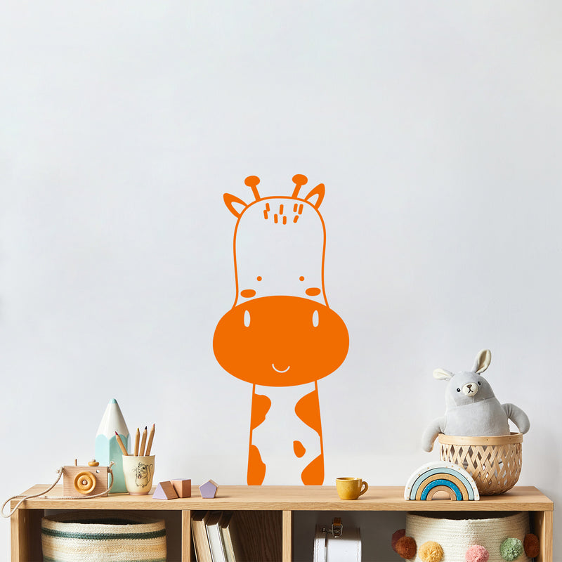 Vinyl Wall Art Decal - Cute Giraffe - 30" x 13" - Trendy Inspirational Cute Design Sticker For Children Bedroom Home Baby Nursery Daycare Kids Room Decor 3