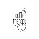 Vinyl Wall Art Decal - Coffee Therapy - Motivational Wall Sticker - Funny Trendy Home Apartment Living Room Office Workplace Business Decor Lifestyle Coffee Lovers Positive Every Day Quote 1