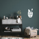 Vinyl Wall Art Decal - Floss And Brush Your Teeth - 8" x 16" - Silhouette Modern Bathroom Quote Sticker For Home Bedroom Dentist Office Kids Room Decor 3