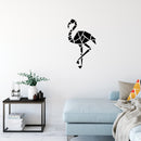 Vinyl Wall Art Decal - Geometric Flamingo - 14" x 24.5" - Modern Sticker Trendy Figures Minimalist Design For Cat Lovers Home Bedroom Living Room Work Office Store Fine Decor 3