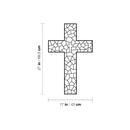 Vinyl Wall Art Decal - Religious Cross - Modern Inspirational Spiritual Figure Sticker For Home Office Church Living Room Bedroom Decor 4