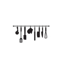 Vinyl Wall Art Decal - Kitchen Utensils - 16.5" x 35.5" - Modern Inspirational Shape Sticker For Home Bedroom Family Room Kitchen Dining Room Restaurant Decor 1