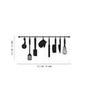 Vinyl Wall Art Decal - Kitchen Utensils - 16.5" x 35.5" - Modern Inspirational Shape Sticker For Home Bedroom Family Room Kitchen Dining Room Restaurant Decor 4