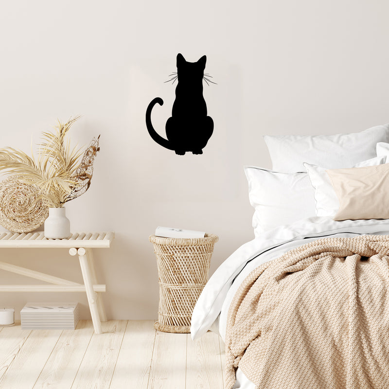 Vinyl Wall Art Decal - Cat Silhouette - 16. - Modern Inspirational Cute Sticker For Home Vet Office Bedroom Living Room Pet Lovers Veterinary Decor 3