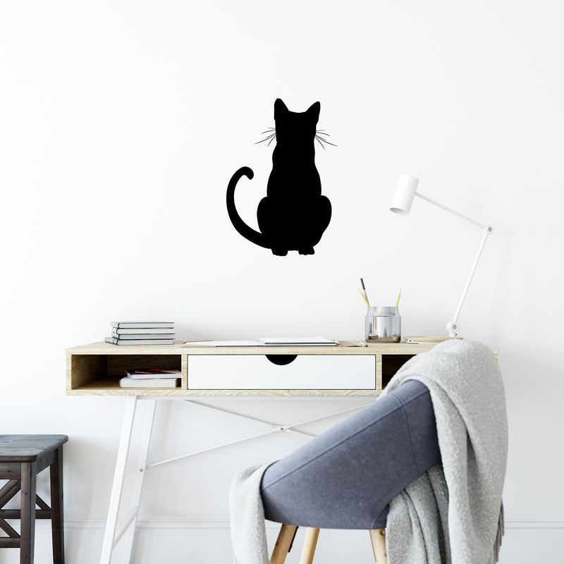 Vinyl Wall Art Decal - Cat Silhouette - 16. - Modern Inspirational Cute Sticker For Home Vet Office Bedroom Living Room Pet Lovers Veterinary Decor 2