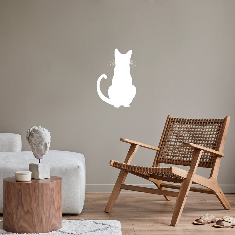 Vinyl Wall Art Decal - Cat Silhouette - 16.5" x 23.5" - Modern Inspirational Cute Sticker For Home Vet Office Bedroom Living Room Pet Lovers Veterinary Decor 3