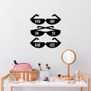 Vinyl Wall Art Decal - You Are Oh So Bad Ass - 11" x 10" - Trendy Feminine Quote Glasses Design Sticker For Home Office Bedroom Closet Living Room Boutique Beauty Saloon Decor 3