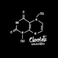 Vinyl Wall Art Decal - Chocolate Chemistry - 15" x 16" - Trendy Lovely Fun Food Quote Sticker For Home Kitchen Dining Room Restaurant Coffee Shop Bakery Storefront Decor 1