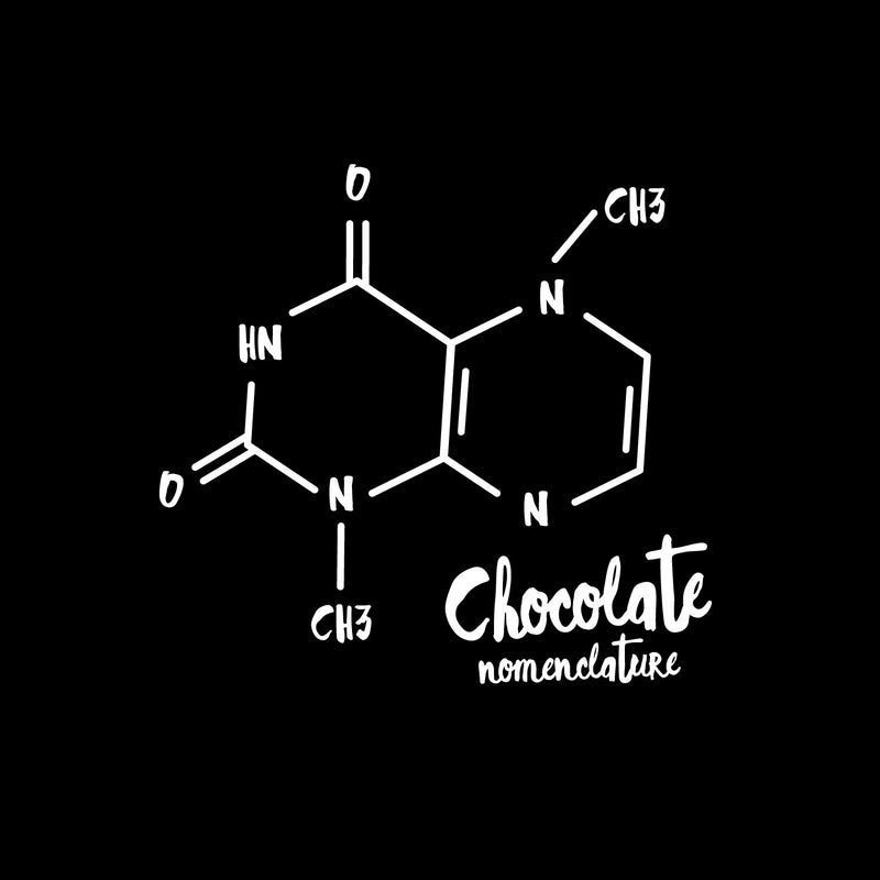 Vinyl Wall Art Decal - Chocolate Chemistry - 15" x 16" - Trendy Lovely Fun Food Quote Sticker For Home Kitchen Dining Room Restaurant Coffee Shop Bakery Storefront Decor 1