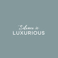 Vinyl Wall Art Decal - Silence Is Luxurious - 8" x 25" - Modern Fun Inspirational Good Vibes Quote Sticker For Home Bedroom Living Room School Office Coffee Shop Gym Fitness Decor 1