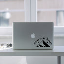 Vinyl Wall Art Decal - Hiking Is My Therapy - 4" x 7.5" - Trendy Fun Motivational Mountains Design Sticker For Laptops Notebooks Mugs Thermos Car Windows Bumpers Door Storefront Decor 3