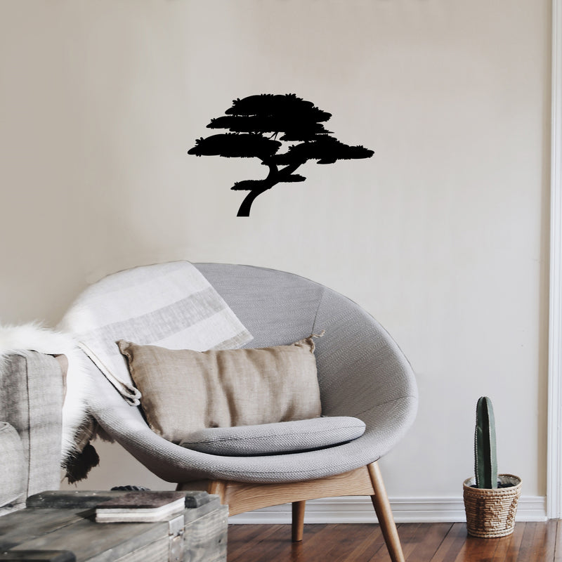 Vinyl Wall Art Decal - Bonsai Tree - 16. Trendy Inspirational Japanese Culture Design Sticker For Home Bedroom Living Room School Office Coffee Shop Storefront Decor 3