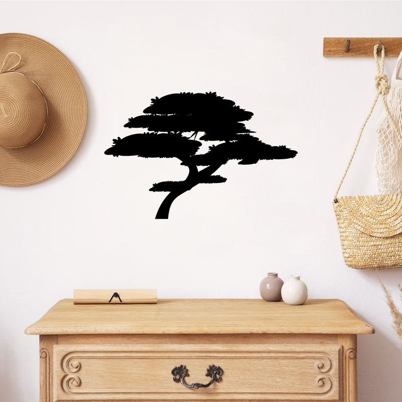 Vinyl Wall Art Decal - Bonsai Tree - 16. Trendy Inspirational Japanese Culture Design Sticker For Home Bedroom Living Room School Office Coffee Shop Storefront Decor 2