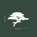 Vinyl Wall Art Decal - Bonsai Tree - 16.5" x 25" - Trendy Inspirational Japanese Culture Design Sticker For Home Bedroom Living Room School Office Coffee Shop Storefront Decor 4