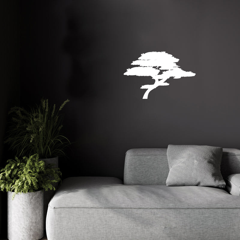 Vinyl Wall Art Decal - Bonsai Tree - 16.5" x 25" - Trendy Inspirational Japanese Culture Design Sticker For Home Bedroom Living Room School Office Coffee Shop Storefront Decor 3