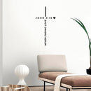 Vinyl Wall Art Decal - Never Ending Love John 3:16 - 23.5" x 12" - Modern Inspirational Spiritual Bible Verse Sticker For Home Bedroom Closet Living Room Church Decor 3