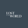 Vinyl Wall Art Decal - Lost In The World - 9" x 25" - Trendy Fun Motivational Optimistic Vibes Quote Sticker For Home Bedroom Living Room Office Coffee Shop Storefront Decor 1