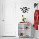 Vinyl Wall Art Decal - Home Sweet Home - 17" x 28" - Trendy Lovely inspirational Charming Quote Sticker For Home Doors Windows Family Living Room Coffee Shop Storefront Decor 3
