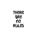 Vinyl Wall Art Decal - There Are No Rules - - Trendy Lovely Funny Good Vibes Quote Sticker For Home Bedroom Kids Room Nursery Playroom Daycare Closet Boutique Beauty Saloon Decor 1