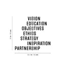 Vinyl Wall Art Decal - SUCCESS - 35" x 36.5" - Trendy Positive Motivational Team Work Quote Sticker For School Classroom Conference Meetings Office Gym Fitness Coffee Shop Storefront Decor 4