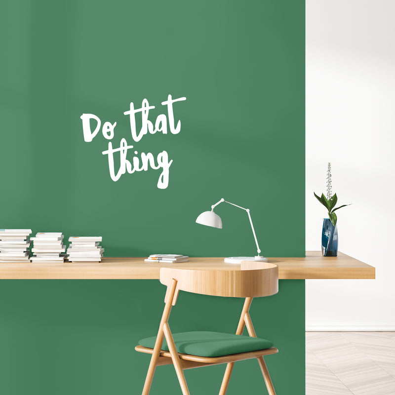 Vinyl Wall Art Decal - Do At Least One Nice Thing For Yourself Every Day - 14.5" x 25" - Modern Motivational Self Love Quote Sticker For Home Bedroom Office Therapy Decor 3