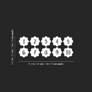 Vinyl Wall Art Decal - Shape Numbers 1-10 - 37.5" x 14.5" - Trendy Motivational Educational Back to School Design Sticker For Classroom Kids Room Home Kindergarten Funny Playroom Preschool Decor 4