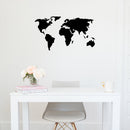 Vinyl Wall Art Decal - Map Of The World - Trendy Countries Of The World Sticker For School Kids Classroom Office Living Room Travel Coffee Shop Decor 3