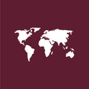 Vinyl Wall Art Decal - Map Of The World - 30" x 17" - Trendy Countries Of The World Sticker For School Kids Classroom Office Living Room Travel Coffee Shop Decor 1