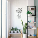 Vinyl Wall Art Decal - Cactus Lineart - 22" x 12" - Trendy Inspirational Quote Minimal Plant Design Sticker For Home Office Bedroom Living Room Indoor Garden Patio Decor 3
