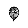 Vinyl Wall Art Decal - Happy Birthday - Best Wishes Celebrate Cute Design Sticker For Children Bedroom Home Baby Nursery Daycare Kids Room Decor 1