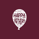 Vinyl Wall Art Decal - Happy Birthday - 25" x 17" - Best Wishes Celebrate Cute Design Sticker For Children Bedroom Home Baby Nursery Daycare Kids Room Decor 1