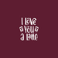 Vinyl Wall Art Decal - I Love You A Latte - 20" x 17" - Modern Inspirational Caffeine Lovers Quote Hearts Design Sticker For Home Office Kitchen Coffee Shop Restaurant Decor 1