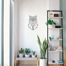 Vinyl Wall Art Decal - Geometric Owl - 17" x 25" - Modern Sticker Trendy Animal Figures Minimalist Design For Home Bedroom Living Room Work Office Store Decor 2
