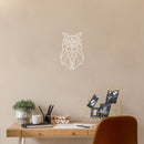 Vinyl Wall Art Decal - Geometric Owl - 17" x 25" - Modern Sticker Trendy Animal Figures Minimalist Design For Home Bedroom Living Room Work Office Store Decor 3