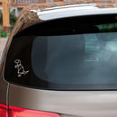 Vinyl Wall Art Decal - Geometric Dinosaur - 4" x 3.5" - Modern Minimalist Design Sticker For Bedroom Mirror Make Up Notebooks Laptops Mugs Thermos Car Bumpers Windows Decor 2