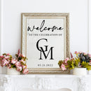 Vinyl Wall Art Decal - Welcome To The Celebration Of - 18" x 14" - Modern Sweet Lovely Quote Sticker For Home Windows Entry Doors Wedding Saloon Reception Banquet Hall Decor 2