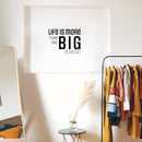 Vinyl Wall Art Decal - Life Is More Than One Big To Do List - 16.5" x 21.5" - Modern Motivational Optimism Self Esteem Quote Sticker For Home Office Bedroom Living Room Decor 2