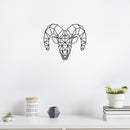 Vinyl Wall Art Decal - Geometric Widder - 20" x 17" - Modern Sticker Trendy Animal Figures Minimalist Design For Home Bedroom Living Room Work Office Store Decor 2