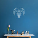 Vinyl Wall Art Decal - Geometric Widder - 20" x 17" - Modern Sticker Trendy Animal Figures Minimalist Design For Home Bedroom Living Room Work Office Store Decor 3