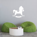 Vinyl Wall Art Decal - Horse Toy - 15" x 15" - Trendy Inspirational Cute Design Sticker For Children Bedroom Home Baby Nursery Daycare Kids Room Decor 3