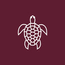 Vinyl Wall Art Decal - Geometric Turtle - 20" x 17" - Modern Sticker Trendy Animal Figures Minimalist Design For Home Bedroom Living Room Work Office Store Decor 1